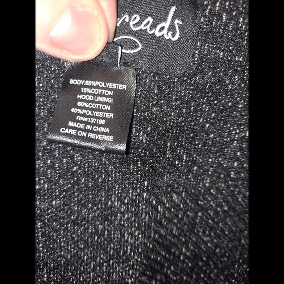 Loyal Threads Open Front Short Sleeve Hooded Sweater‎ Size 1X - Picture 3 of 5